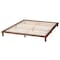 Baxton Studio Alivia Mid-Century Modern Walnut Brown Finished Wood King Size Bed Frame 238-13264-ZORO - alternate 8